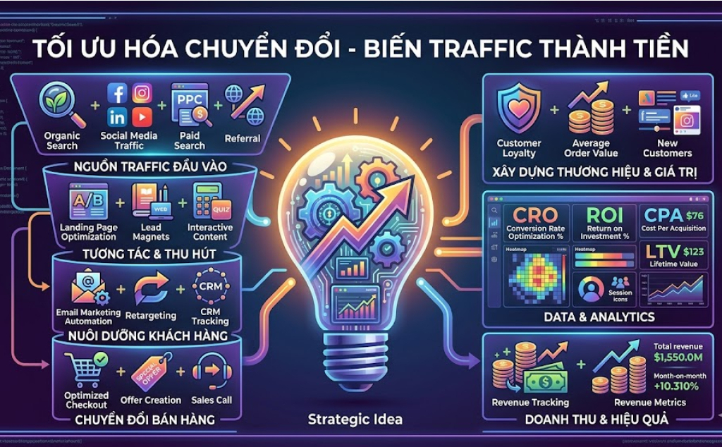 Tối ưu hóa chuyển đổi - Biến traffic thành tiền